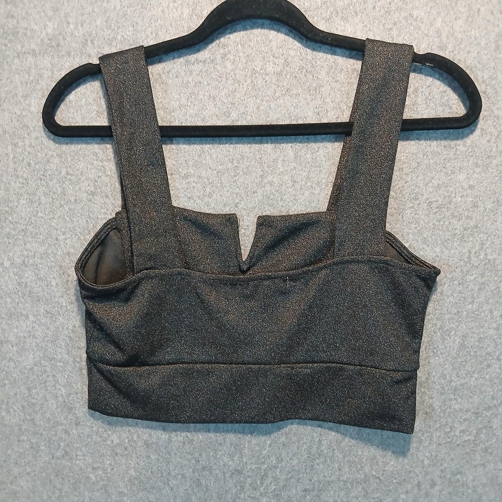 Evolutionary M crop top goth club alternative chic emo fairy party glitter y2k - Picture 4 of 4